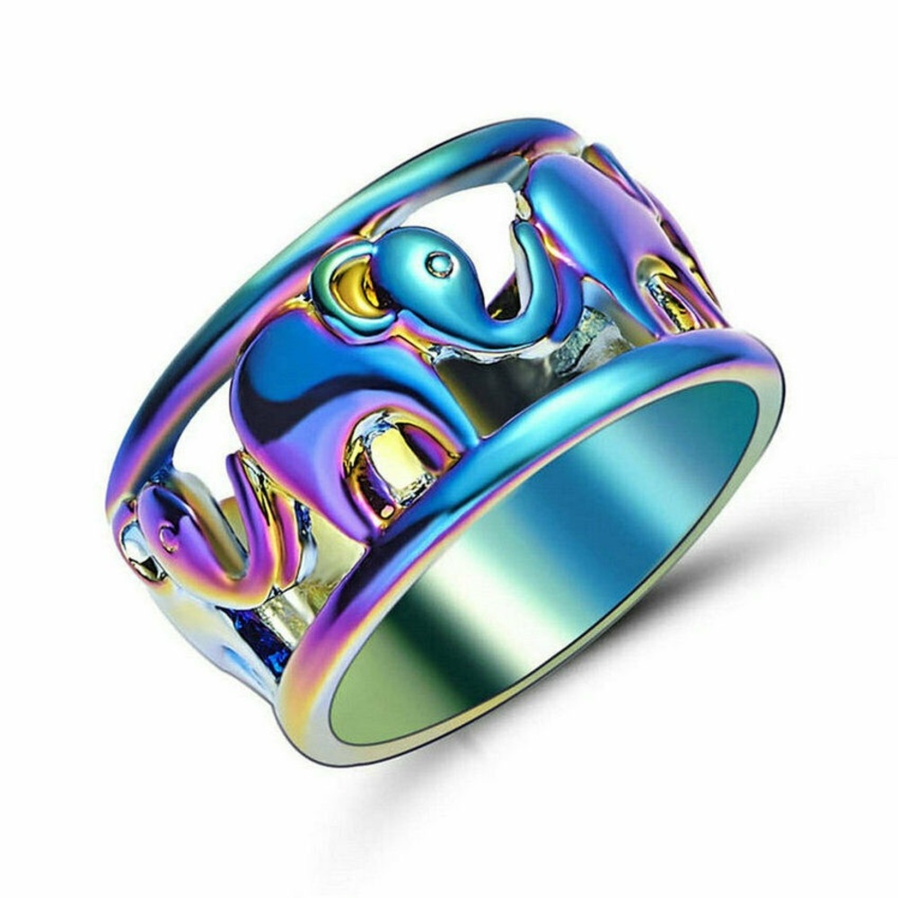 BRAND NEW 18KTRGF ELEPHANT RING